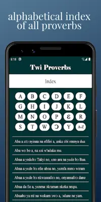 Twi Proverbs android App screenshot 1